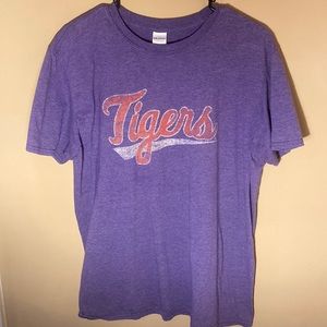 Clemson Tigers Baseball Style Comfort Color Tee
